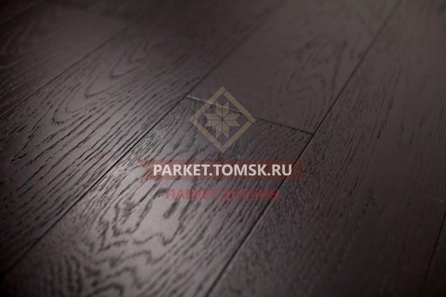 Паркетная доска Fine Art Дуб Beluga Black
